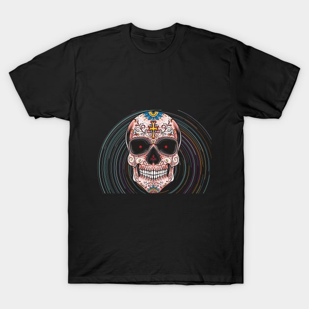 Tattooed Skull T-Shirt by AttireCafe